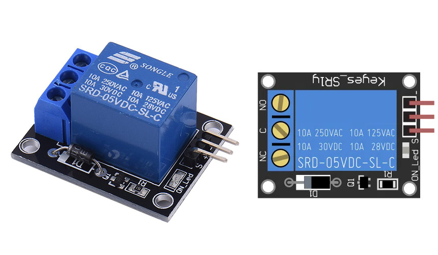 아두이노 릴레이 모듈 사진